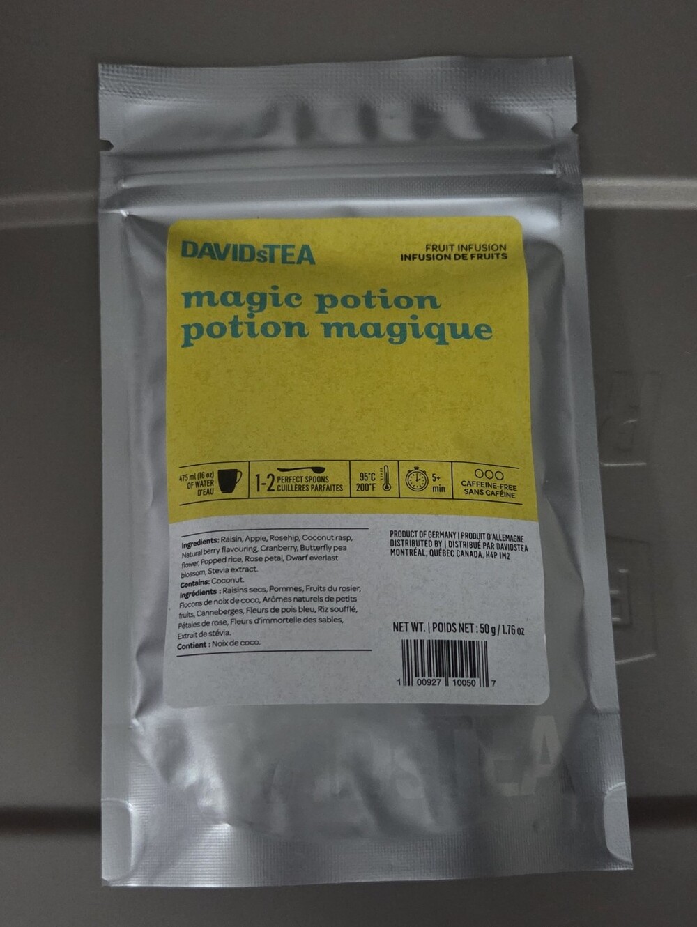 2/$20 New! Sealed! Davidstea MAGIC POTION Loose Leaf Tea 50g Davids Tea